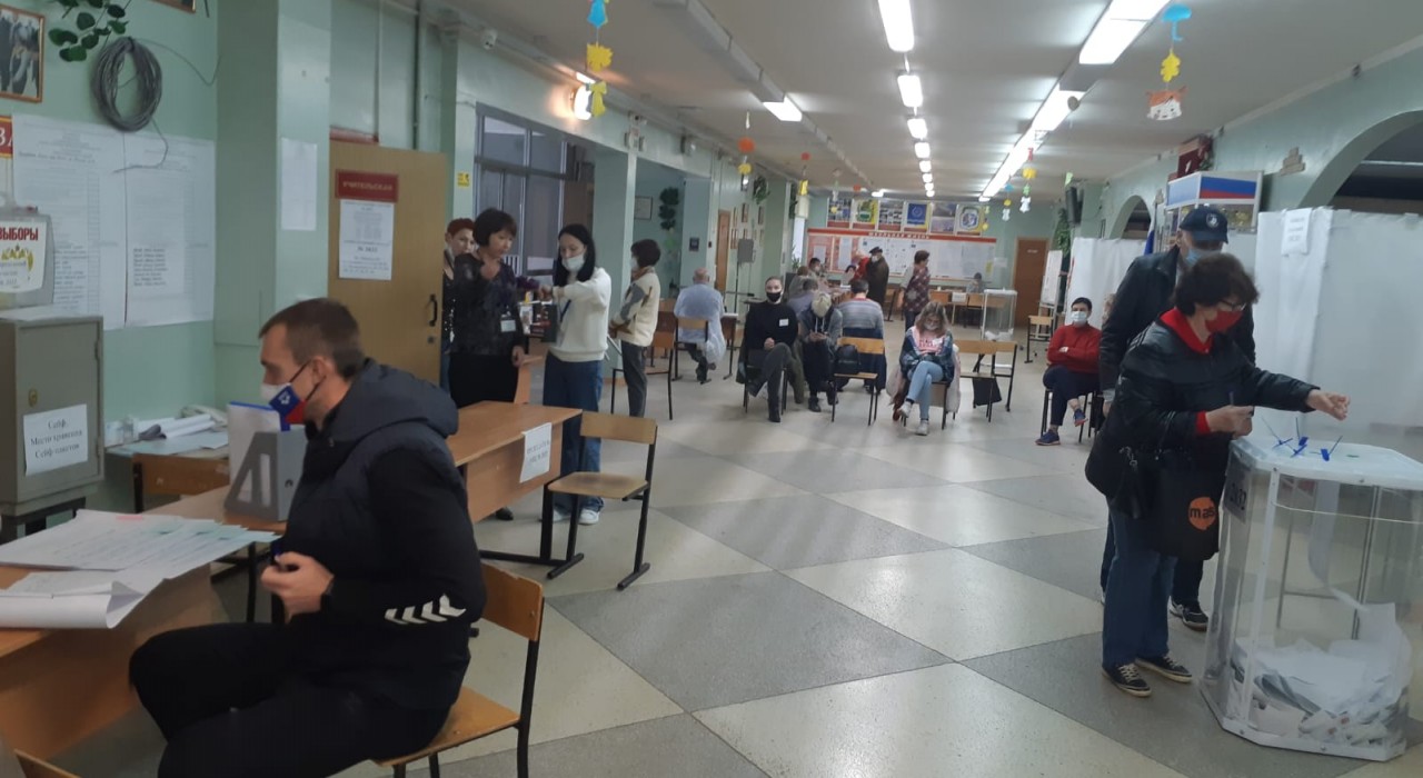 Явка на выборах в калужской области. Калуга избирательный участок №0935 фото.